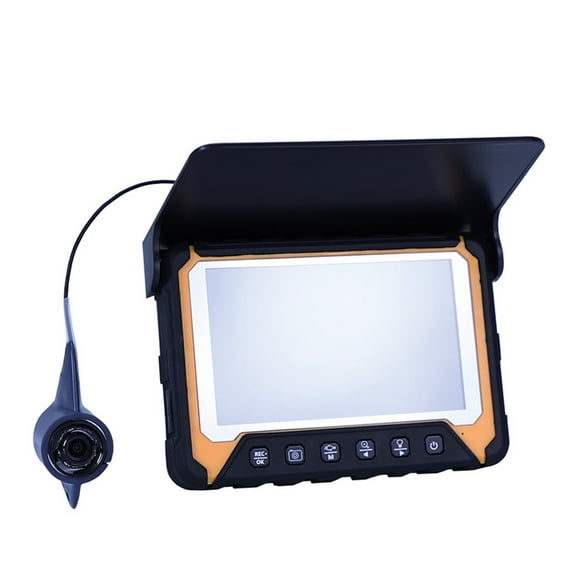 5 Inch 800*480 IPS Monitor Fish Finder HD 1000Tvl Underwater Camera With 8 Pcs IR Night Vision For River/Ice Fishing ,High Definition