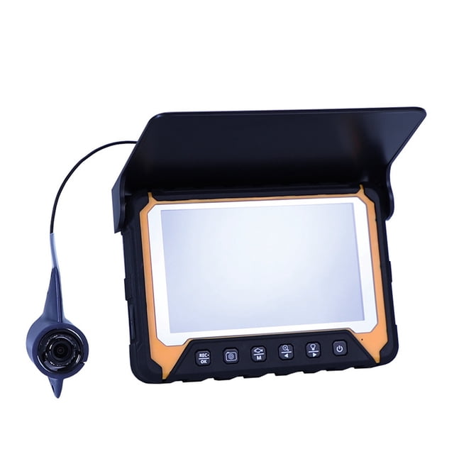 5 Inch 800*480 IPS Monitor Fish Finder HD 1000Tvl Underwater Camera With 8 Pcs IR Night Vision For River/Ice Fishing ,High Definition
