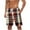Red, variant on WAENQINLA Swim Trunks for Men Big and Tall Buffalo Plaid Swim Shorts Elastic Waist Bathing Suit Drawstring Swimsuit Swimwear
