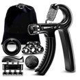 thumbnail image 1 of Handtrainer Fingertrainer, Griffkraft Trainer Trainingsset - 5er-pack, Verstellbarer Grip Trainer, F, 1 of 5