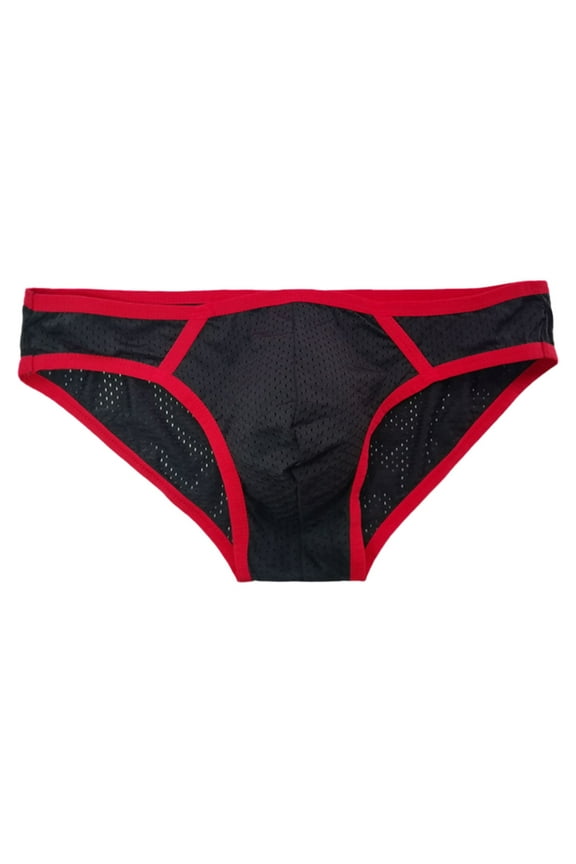 Men's Boxer Briefs Cellblock Underwear Men Underwear Fashion Men Underpants Who S Quick Y Brief Low S Nylon No Ride up Spandex Brief Groomsmen Male Red L