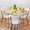A-023, variant on Round Fitted Tablecloth, Easter Eggs Cute Bunny Elastic Edge Table Cover Wipeable Round Table Cloth for Indoor Outdoor Use Fits Tables up to 45-50inch Diameter