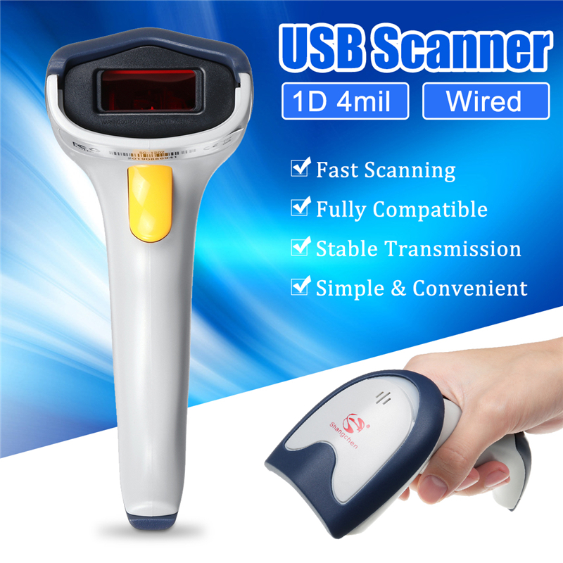 1D 4mil Portable Barcode Bar Code Handheld Scanner Reader UPCA/E CODE