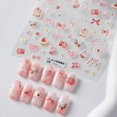 thumbnail image 4 of Pegatinas de uñas ZOAZJINAZ Valentine 3D autoadhesivas, 1 hoja, 4 of 7