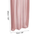 thumbnail image 2 of Uxcell 10Ft Chiffon Table Runner 28 x 120 Inch Rustic Gauze Tablecloth Dusty Rose, 2 of 6