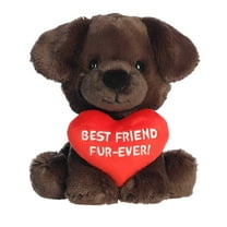 Aurora - Small Brown Witty Stuffed Animal - 7.5" Best Friend Fur-Ever! Dog - JUST SAYIN'