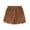 Brown, variant on Girl Jean Shorts Classic Baggy Denim Shorts with Pockets Girls Summer Clothes 11-12 Years