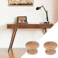 thumbnail image 3 of 15pcs Wooden Knobs Handle Mushroom Drawer Knobs Door Handle Knob with Screw for Cabinet Home Decor (Small Style), 3 of 8