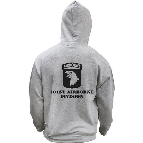Army 101st Airborne Division Subdued Veteran Pullover Hoodie