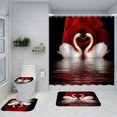 thumbnail image 1 of Bathroom Set Valentines Day Machine Washable with Rug Accessories, 1 of 6