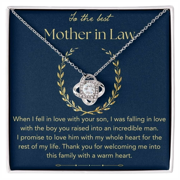 Mother in Law Necklace, Wedding Gift from Daughter in Law, Birthday, Christmas gift