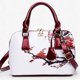 thumbnail image 4 of Bolsos de un solo hombro de PU con cremallera doble con estampado floral para mujer y niña, bolso de mano con 4 remaches, bolsos de mensajero cruzados en la parte inferior Advancent BB6301-04, 4 of 4