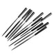 thumbnail image 4 of Juego de limas de acero, juego de limas, lima para dar forma, lima a juego, herramienta de lijado para carpintería (negro) (10 piezas) JAMW Sencillez, 4 of 5