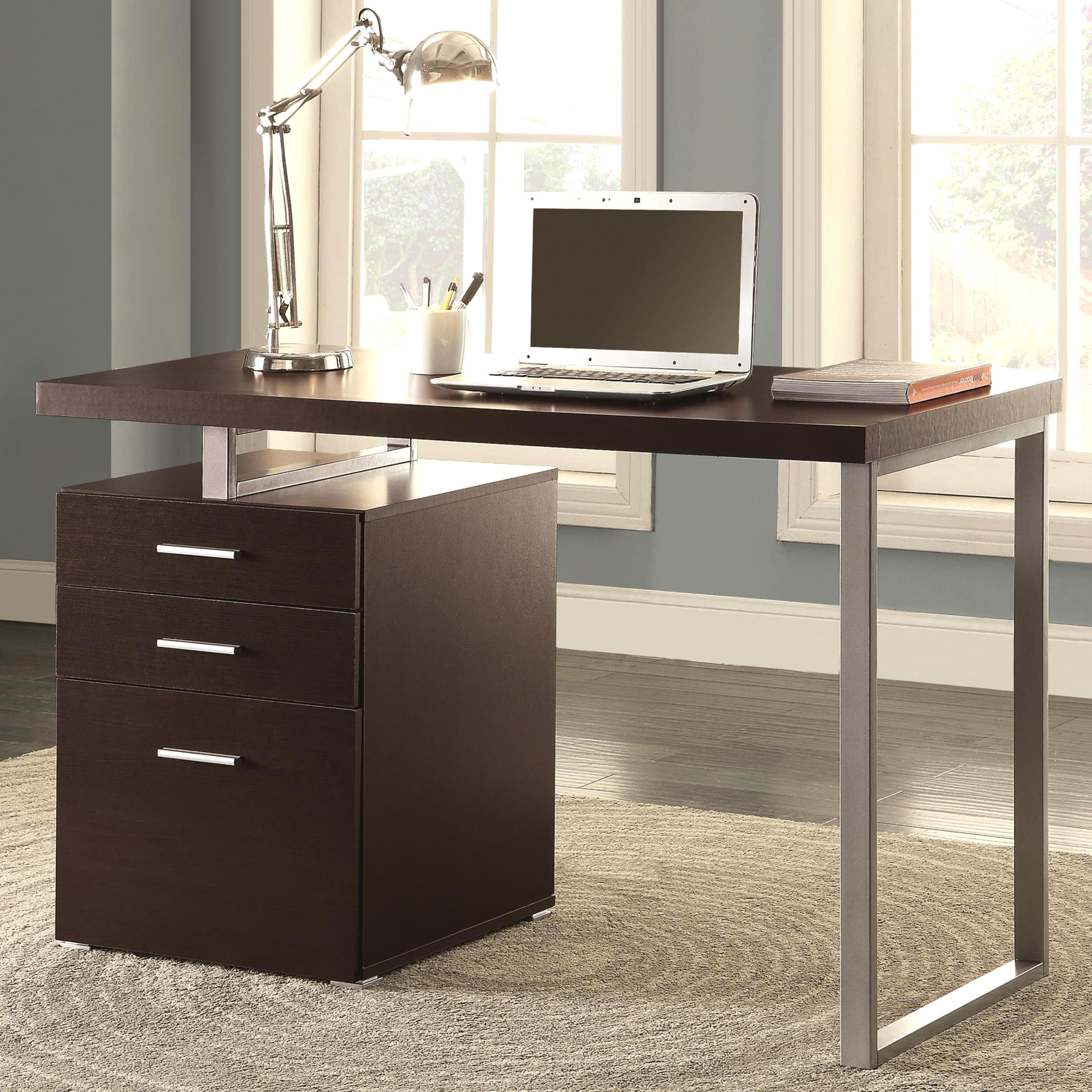 A Line Furniture Modern Design Home Office Cappuccino Writing Computer