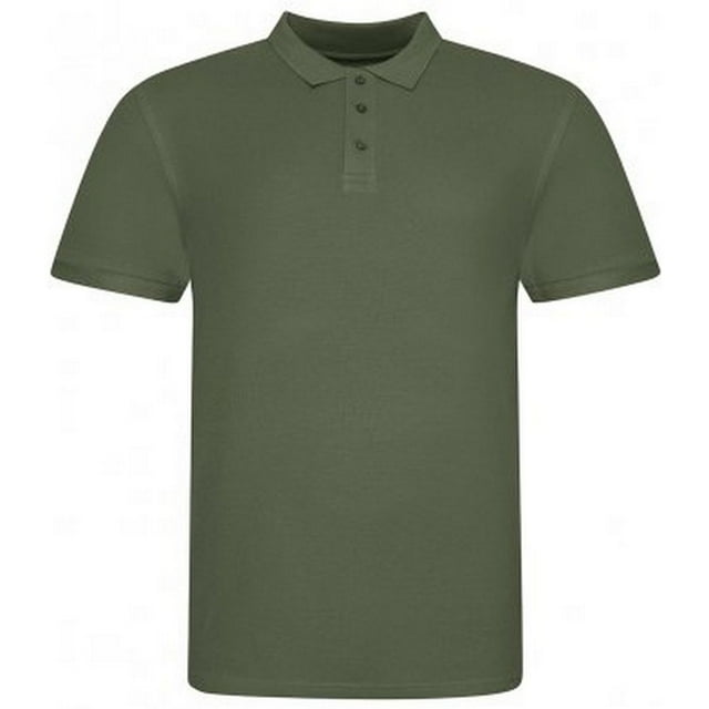 Awdis Mens Polo à Manches Courtes en Coton