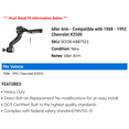 thumbnail image 2 of Idler Arm - Compatible with 1988 - 1992 Chevy K2500 1989 1990 1991, 2 of 2