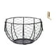 thumbnail image 1 of Cesta de huevos,Cesta multiusos para huevos,cesta tejida de alambre de hierro,Cesta de almacenamiento de alambre para huevos Cesta de almacenamiento portátil,Gancho de pared plegable,Ganchos, 1 of 8