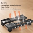 thumbnail image 2 of Adjustable Computer Host Bracket Mobile PC Holder Cart Computer Tower Stand Black,1 * Computer Host Bracket,Black, 2 of 8