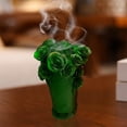 thumbnail image 3 of Florero creativo Sunnimix Florero de cristal moderno Verde, 3 of 7