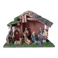 thumbnail image 2 of Nativity Manger Figurine Statue Collection Sculpture Ornament for Home Decor Baoblaze Estatuilla de la Natividad, 2 of 8