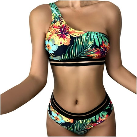 

SOOMLON Women Tummy Control Swimwear Girl Swimsuit Tummy Control Bikini Tummy Control Swimwear St. Patrick’s Day Irish Shamrock Gifts for Mom New Spring Fashion Easter Eggs Green L