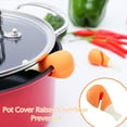 thumbnail image 1 of Oleegame 1PC Kitchen Utensils Set Cover 1PC Kitchen Tools Silicone Overflow Preventer Pot Lid Raised Kitchen，Dining & Bar Orange, 1 of 9