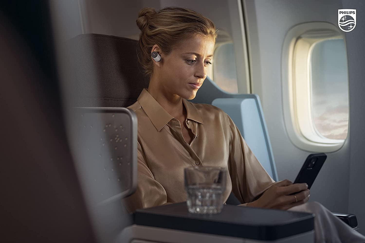 PHILIPS Fidelio T1 True Wireless Headphones with Active Noise Canceling Pro+ Audiophile Quality, Black