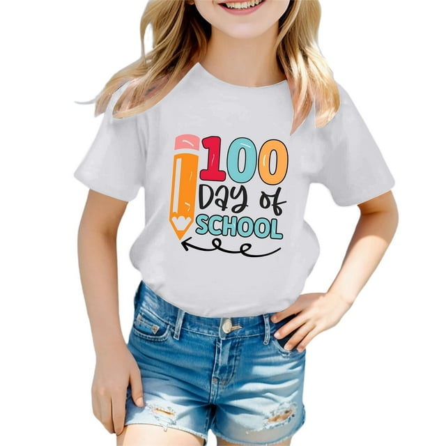 TZEWGL Chemise Mignonne pour Nouveau-Né Été Col Rond Manches Courtes Taille 2-3T