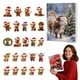 thumbnail image 3 of Hogar y jardín, Calendarios, Calendario de Adviento de Navidad con diseño de vaca, Adorno colgante para calendario de Adviento de 24 días de Navidad, Calendario de Adviento, 3 of 6