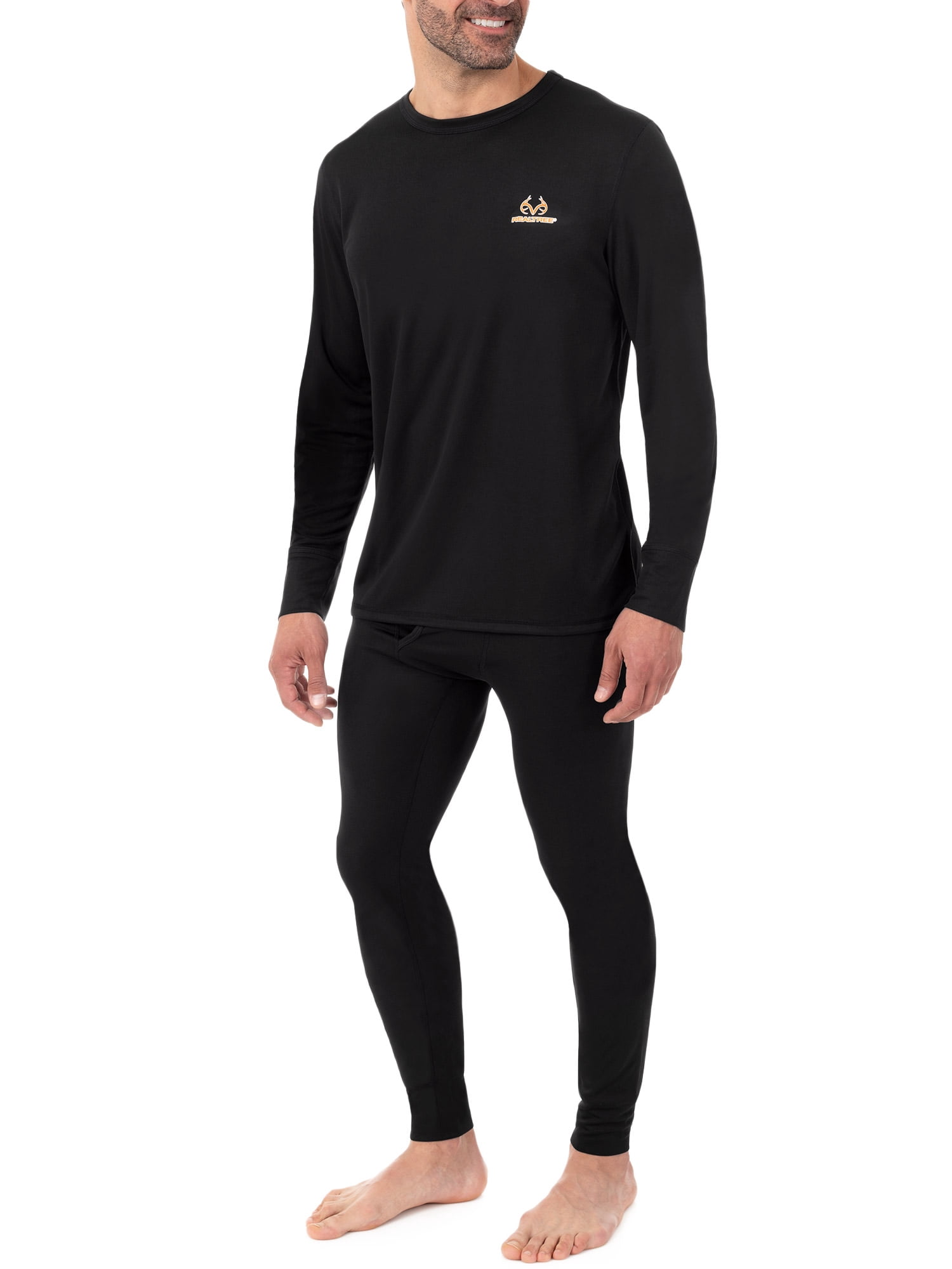 Realtree Men's Cotton Baselayer Thermal Underwear Top