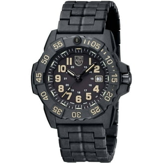 Luminox 3590.NSF.SET Men's Navy Seal Beige Strap Chronograph Watch