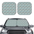 thumbnail image 2 of Goofa Animal Dog Pattern 2 Piece Car Windshield Sun Shade Foldable | Front Windshield Shade for Sun, Heat and UV Rays | Sunshade for Car Front Window-Small, 2 of 7