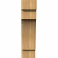 thumbnail image 2 of 5 1/2"W x 10"D x 22"H Mediterranean Smooth Corbel, Western Red Cedar, 2 of 9