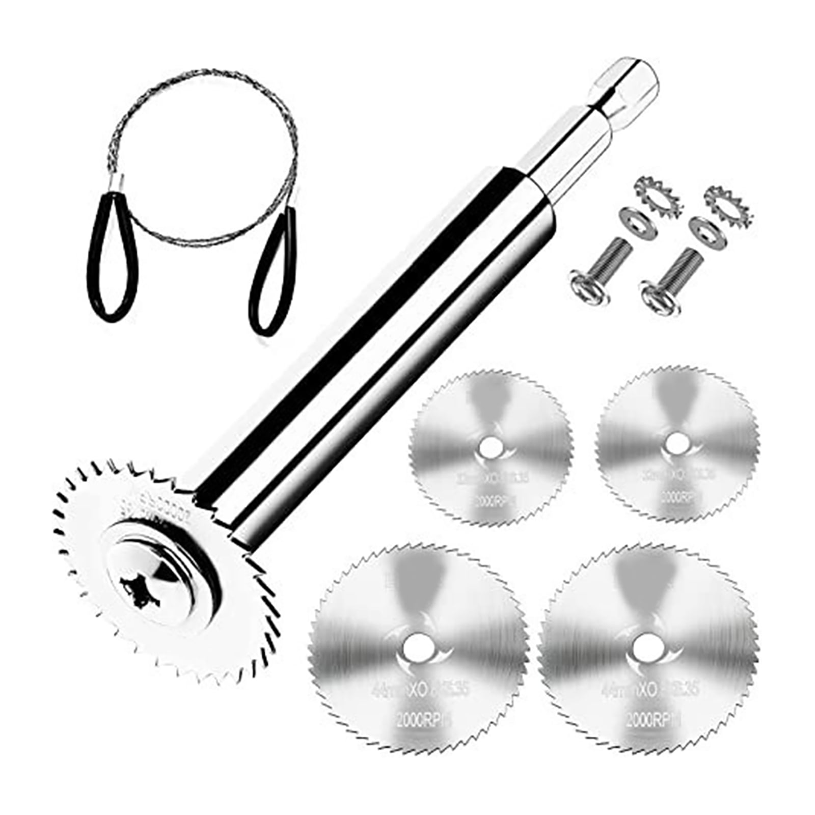 Wolfcraft Replacement Blades - 22mm, 6 Pack For Circle Cutters & Deburrers