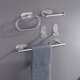 thumbnail image 4 of Juego de 4 accesorios de baño ZHAOCHENG sin perforaciones toallero gancho para bata soporte para papel higiénico, 4 of 4