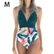 thumbnail image 4 of Soidarity Traje de baño de mujer Traje de baño de moda Traje de baño de moda Verde + Flor blanca S Deportes acuáticos Flor azul + roja METRO Soidarity OD021064-22, 4 of 5