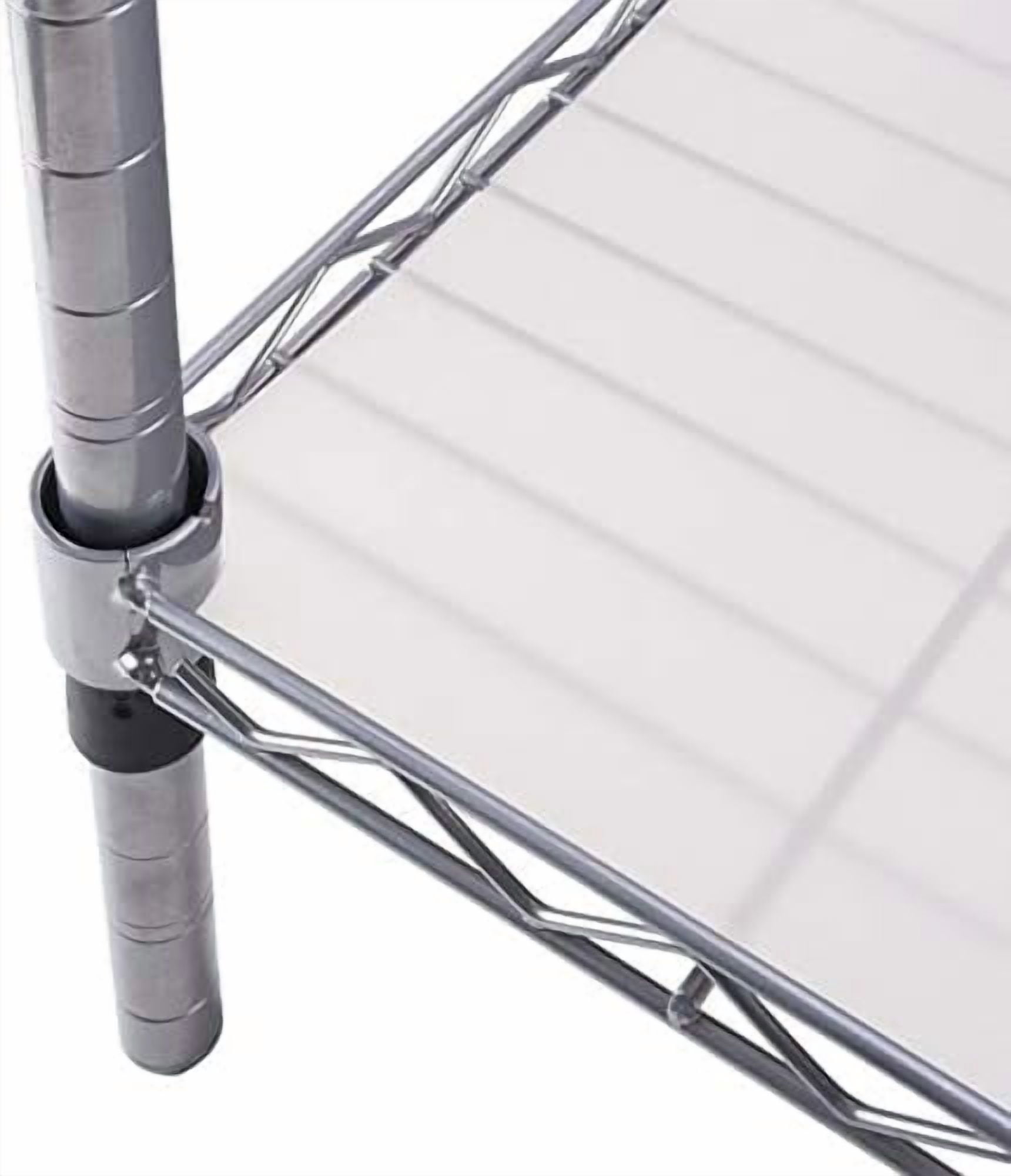 Wire Shelf Liner 14" x 36" Value Pack of 5 Flat Heavy Duty Waterproof Non-Adhesive Industrial Strength Plastic Mats for Tier Shelving Unit, Transparent