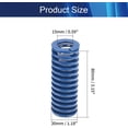 thumbnail image 2 of HUGFEGWE Load Mould Compression Die Spring Long Spiral Stamping Extra Light Load for Mechanical Equipment 3D Printer Accessories Blue 80mm 1PCS CJB91-25098, 2 of 7