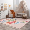 thumbnail image 3 of Pink Girls Rugs For Bedroom, Washable Kids Rugs For Palyroom, Non Slip Soft Butterfly Area Rugs For Kids Room Nursery, Soft Carpet For Daycare Tent Dorm Living Room Indoor Decor 2x3ft, 3 of 6