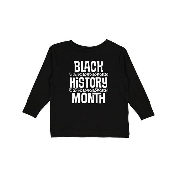 Inktastic Black History Month Apparel Boys or Girls Long Sleeve Toddler T-Shirt