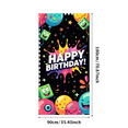 thumbnail image 3 of LUUFILx Colorful Happy Birthday Banner Backdrop for Kids Party Celebration Background Decorations Photography Props Party Supplies Event Decor Fun Festive, 3 of 8