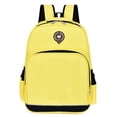 thumbnail image 4 of gcong Lightweight School Bookbag for Travel Study and Everyday Use Comfortable Backpack Yellow, 4 of 4