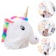 thumbnail image 5 of 1 tocado cómodo y moderno de unicornio, accesorio para fotos, juguete para niños (blanco), 5 of 7