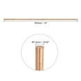 thumbnail image 2 of Uxcell Pure Copper Round Rod Diameter Length Solid Copper Rod Lathe Bar Stock for Metal Craft 7.5 x 354mm 4pcs, 2 of 7