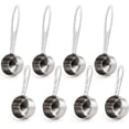 thumbnail image 1 of shiyou-Set of 8 Coffee Scoop, Stainless Steel Coffee Measuring Scoops 1/8 Cup, Including 4 Pack Short Handled and 4 Pack Long Handle Coffee Scoops for Coffee, Tea, Sugar and Milk, 30 ml, 1 of 4