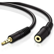 AUX Extension Cable 80Ft, TanGuYu 3.5mm Male to Female Extension Stereo Audio Extension Cable Adapter Gold Plated