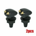 thumbnail image 1 of Allume 2Pcs Dual Holes Adjustable Car Windshield Washer Nozzles Wiper Water Spray Jet Black, 1 of 6
