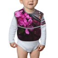 thumbnail image 6 of Kdxio Pink Blossoms Butterfly Bibs For Babies, Baby Bibs for Eating, Toddler Bibs, Waterproof Bibs, Feeding Bibs, for Toddlers, Boys, Girls, 6 of 8