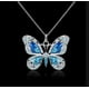 thumbnail image 1 of Zhuge Collar vintage, joyería de moda, collar de cadena tipo suéter, joyería hecha a mano para mujeres (azul), 1 of 5