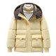 thumbnail image 1 of Puntoco Chaqueta De Algodón Con Bloques De Color Para Mujer, Mangas Largas Y Bolsillos Con Cremallera, 1 of 2